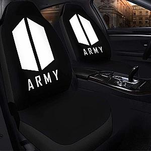 Army BTS Black Seat Covers 101719 Universal Fit SC2712