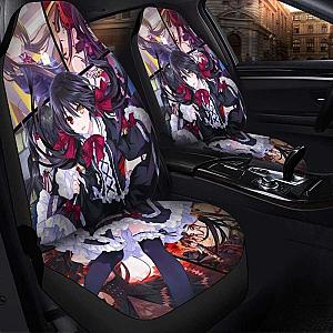 Anime Black Seat Covers 101719 Universal Fit SC2712