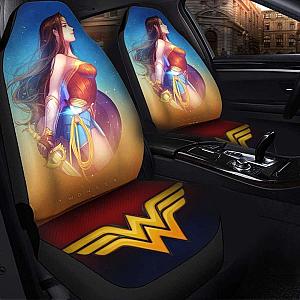 Wonder Woman Anime Seat Covers 101719 Universal Fit SC2712