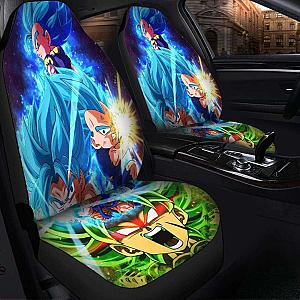 Goku Vs Vegeta Gogeta Vs Broly Chibi Seat Covers 101719 Universal Fit SC2712