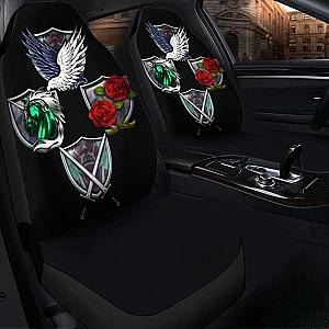 Attack On Titan Emblem Seat Covers 101719 Universal Fit SC2712