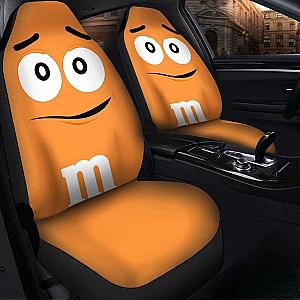 M&amp;M Orange Chocolate Seat Covers 101719 Universal Fit SC2712