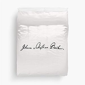 johann Sebastian Bach signature Duvet Cover