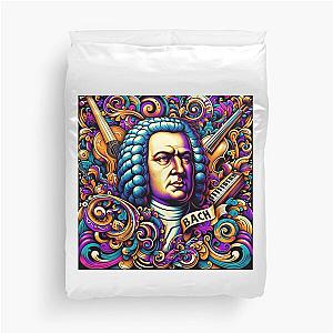 Colourful Johann Sebastian Bach Duvet Cover