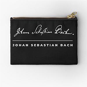 Johan Sebastian Bach signature t-shirt Zipper Pouch