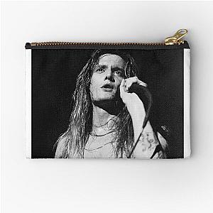 Sebastian Bach - BW Photograph Zipper Pouch