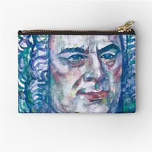 JOHANN SEBASTIAN BACH - watercolor portrait Zipper Pouch