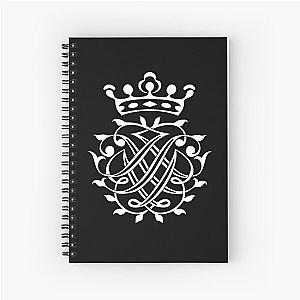 Johann Sebastian Bach seal  logo  monogram  coat of arms  insignia  initials  characters Spiral Notebook