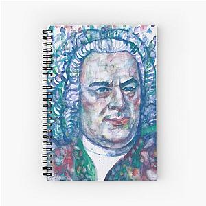 JOHANN SEBASTIAN BACH - watercolor portrait Spiral Notebook