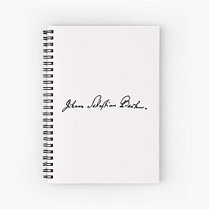 johann Sebastian Bach signature Spiral Notebook