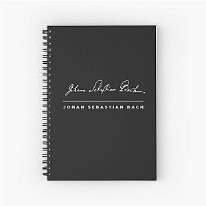 Johan Sebastian Bach signature t-shirt Spiral Notebook