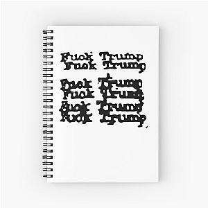 Sebastian Bach Fuck Trump Vote Spiral Notebook