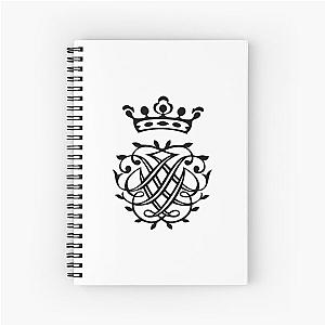 Johann Sebastian Bach - Monogram - Black - RB Spiral Notebook