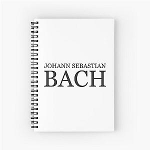 Johann Sebastian Bach - TNR - Black - RB Spiral Notebook