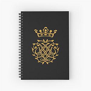 Johann Sebastian Bach - Monogram - Old Gold - RB Spiral Notebook