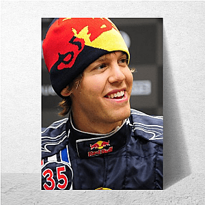 Sebastian Vettel The Youngest Quadruple Champ Sebastian Vettel Posters