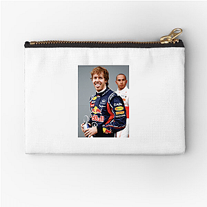 Sebastian Vettel Four Time World Champ Sebastian Vettel Zipper Pouches