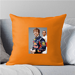Sebastian Vettel Four Time World Champ Sebastian Vettel Pillows Cover