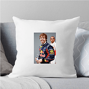 Sebastian Vettel Four Time World Champ Sebastian Vettel Pillows Cover