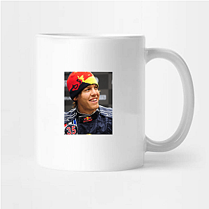 Sebastian Vettel The Youngest Quadruple Champ Sebastian Vettel Mugs