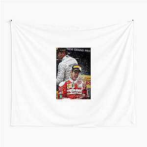 Sebastian Vettel Drive It Like Seb Sebastian Vettel Tapestries