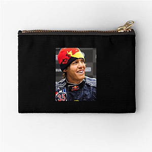 Sebastian Vettel The Youngest Quadruple Champ Sebastian Vettel Zipper Pouches