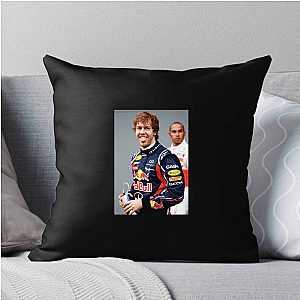Sebastian Vettel Four Time World Champ Sebastian Vettel Pillows Cover