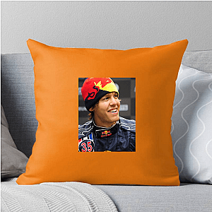 Sebastian Vettel The Youngest Quadruple Champ Sebastian Vettel Pillows Cover