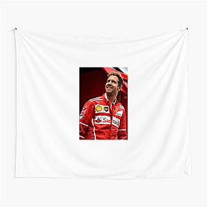 Sebastian Vettel F1 Legend Sebastian Vettel Tapestries