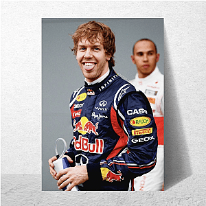 Sebastian Vettel Four Time World Champ Sebastian Vettel Posters