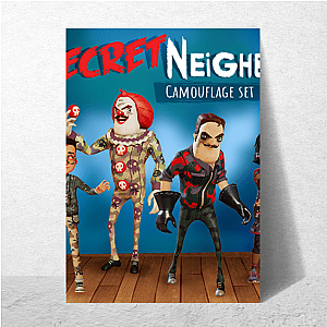 Secret Neighbor Team Up Or Die Secret Neighbor Posters