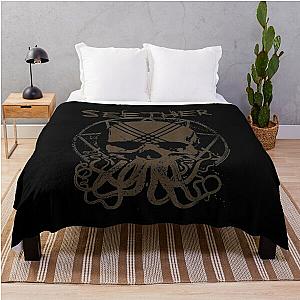 T-shirt Octoskull Seether T-shirt Throw Blanket