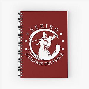 Sekiro Shadows Die Twice Enso Shinobi Emblem White Spiral Notebook