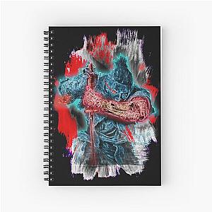 Sekiro Shadows Die Twice Neon Paint 2 Spiral Notebook