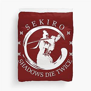 Sekiro Shadows Die Twice Enso Shinobi Emblem White Duvet Cover