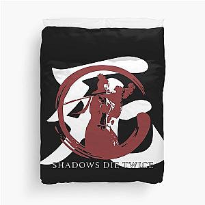 Shadows Die Twice T-Shirt Youtuber Twitch Streamer Tee Gaming Sekiro Gamer Tshirt Gift Man Women Gift Geek Ideas 003 Duvet Cover