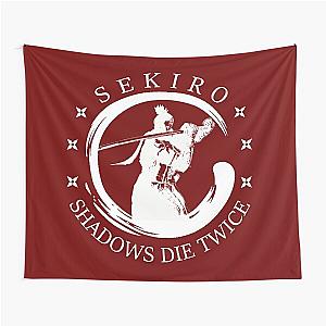 Sekiro Shadows Die Twice Enso Shinobi Emblem White Tapestry