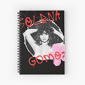 Selena Gomez Flower Spiral Notebook