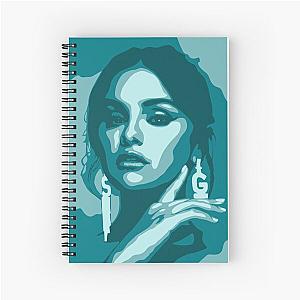 Selena Gomez Illustration Spiral Notebook