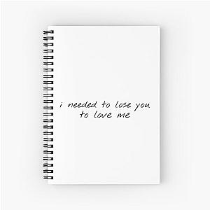 Selena Gomez - lyrics Lose You To Love me Spiral Notebook