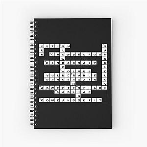 Selena Gomez Crossword Puzzle Spiral Notebook