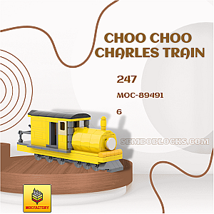 MOC Factory 89491 Creator Expert Choo Choo Charles Train