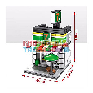 SEMBO SD6014 Mini Street View: 711 Convenience Store Street Scene