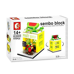 SEMBO SD6028 Mini Street View: Fruit Shop Street Scene