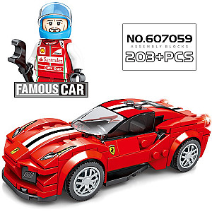 SEMBO 607059 Famous Cars: Ferrari 488 Pista Technic