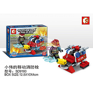 SEMBO SD9160 Doomsday Rescue: Xiaowei's Mobile Fire Hydrant Technic