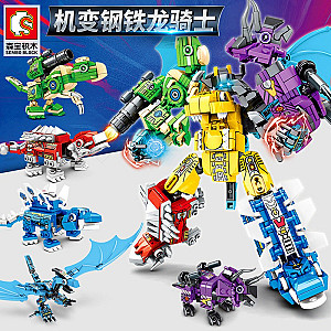 SEMBO 103105- 103110 Steel Mecha: Accumulate Into Steel Dragon Knight Creator