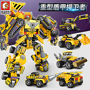 SEMBO 103111-103116 Steel Mech: Defender of Heavy Shield Technic