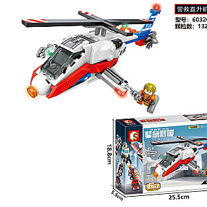 SEMBO 603202D Emergency Rescue Helicopters Technic