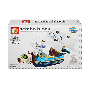 SEMBO SD6207 One Piece: Cap and Lieutenant General Cap's Ship Creator